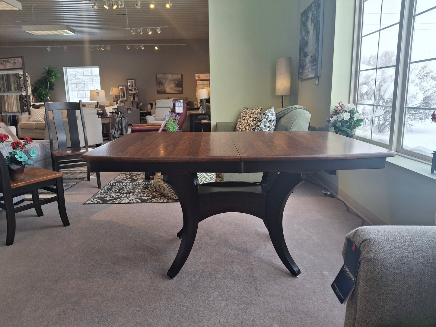 Stowan Two Tone Extension Table