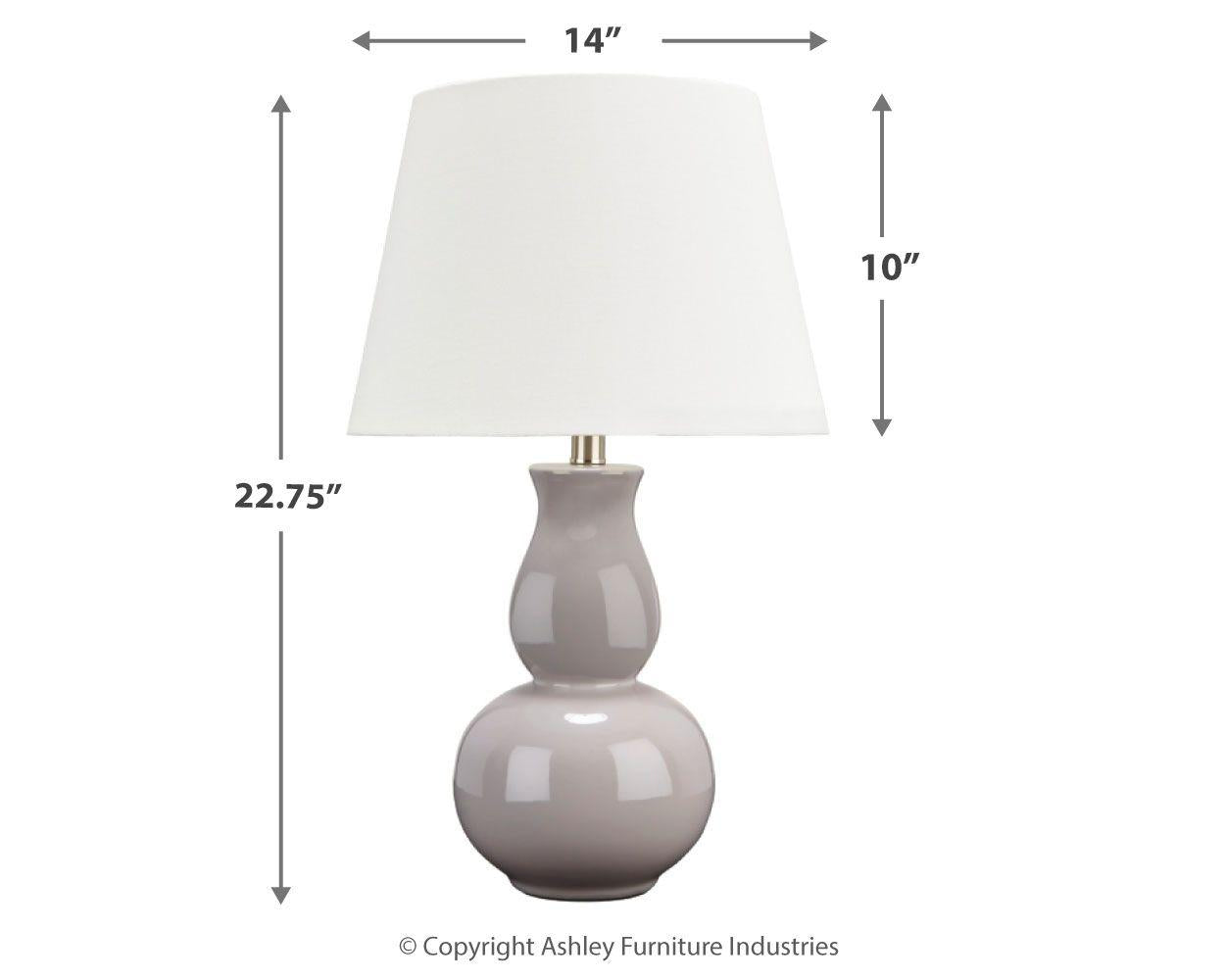 Zellrock - Ceramic Table Lamp (1/cn)