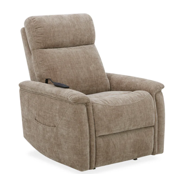 Luma Petite Triple Power Recliner with Heat and Massage - Sable Light Brown
