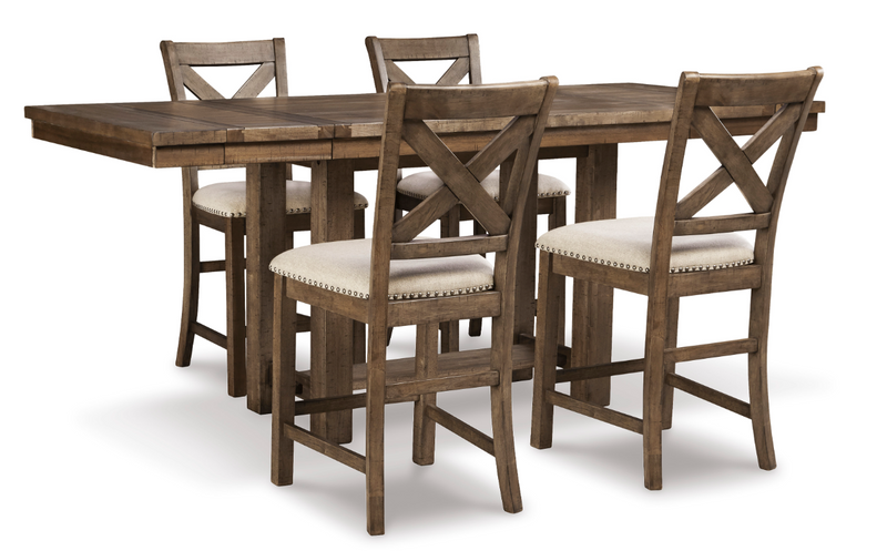 Moriville 5pc Counter Height Dining Set