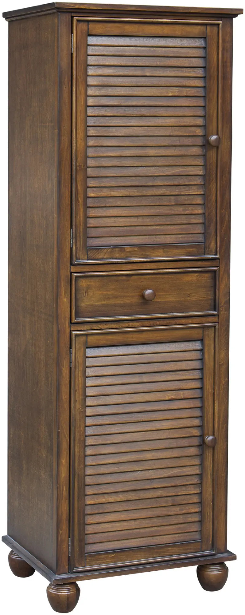 Nantucket Brown 2 Door 1 Drawer Cabinet