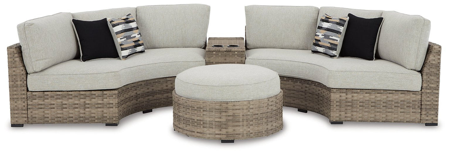Calworth Outdoor Sectional with Ottoman