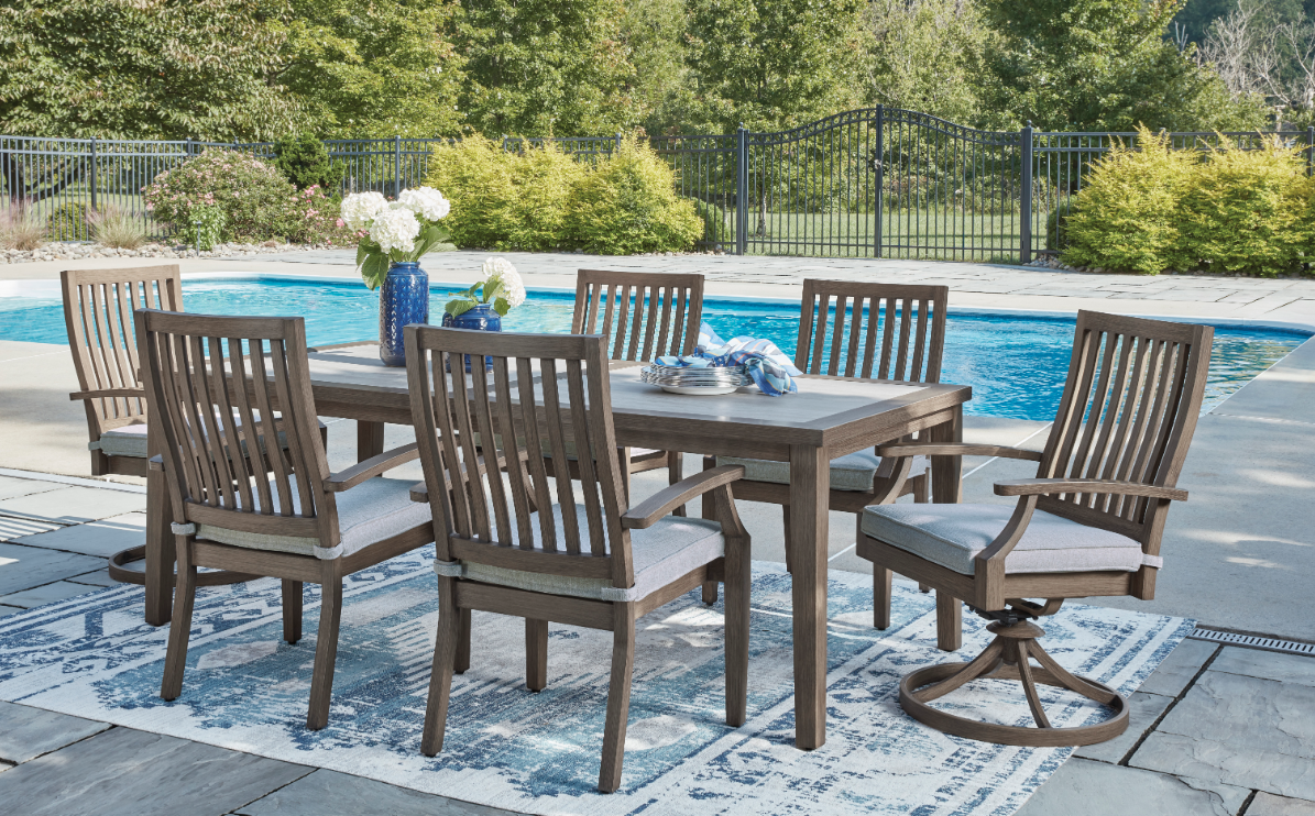 Rainier Ranch 7pc Outdoor Dining Set