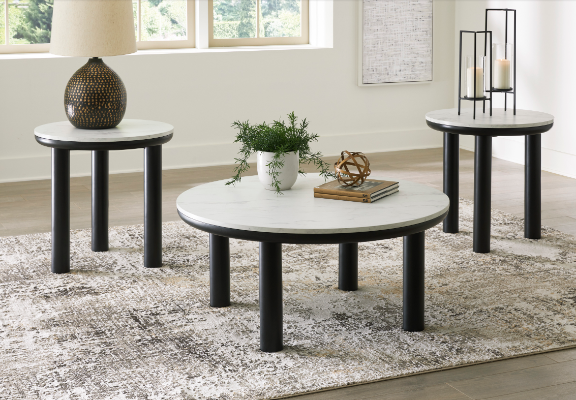 Xandrum 3pc Occasional Table Set