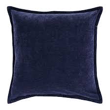 Irene navy pillow pair