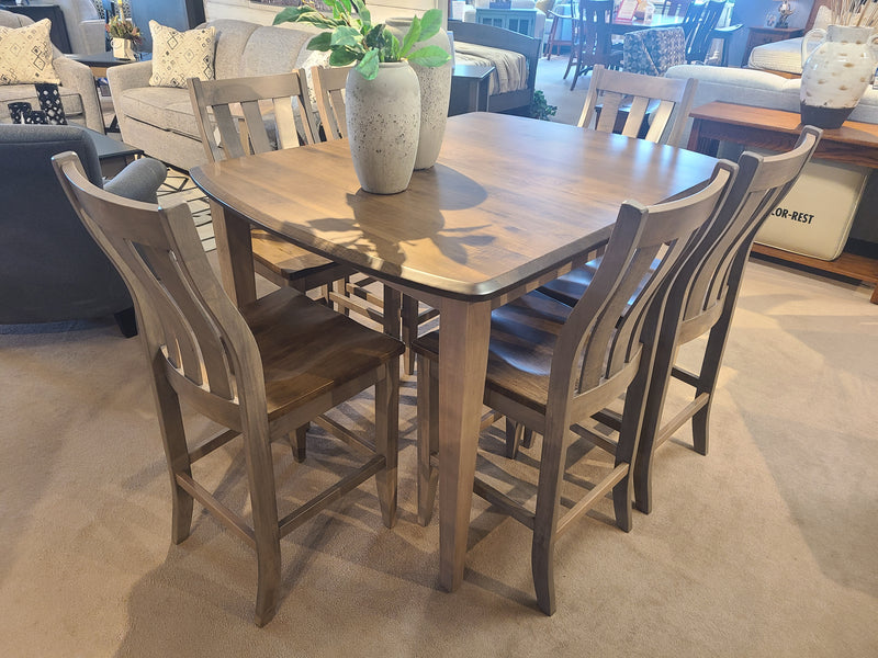 Classic Shaker Counter Height 7pc Dining Set