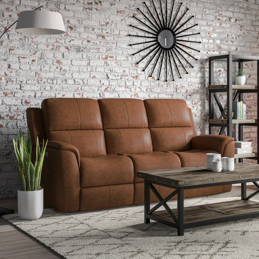 Harley Power Reclining Leather Sofa
