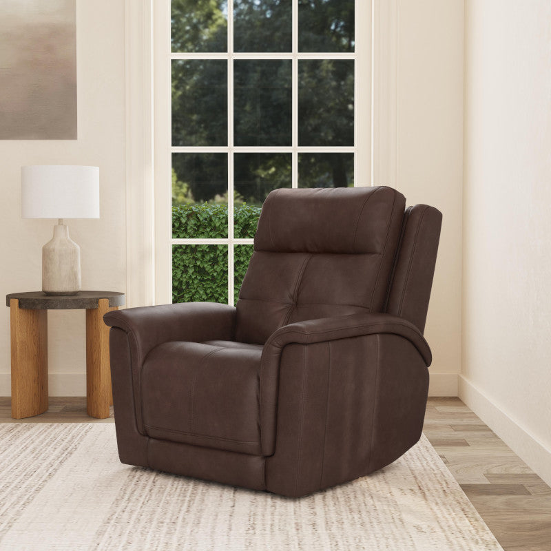 Ranger Leather Power Recliner with Heat & Massage