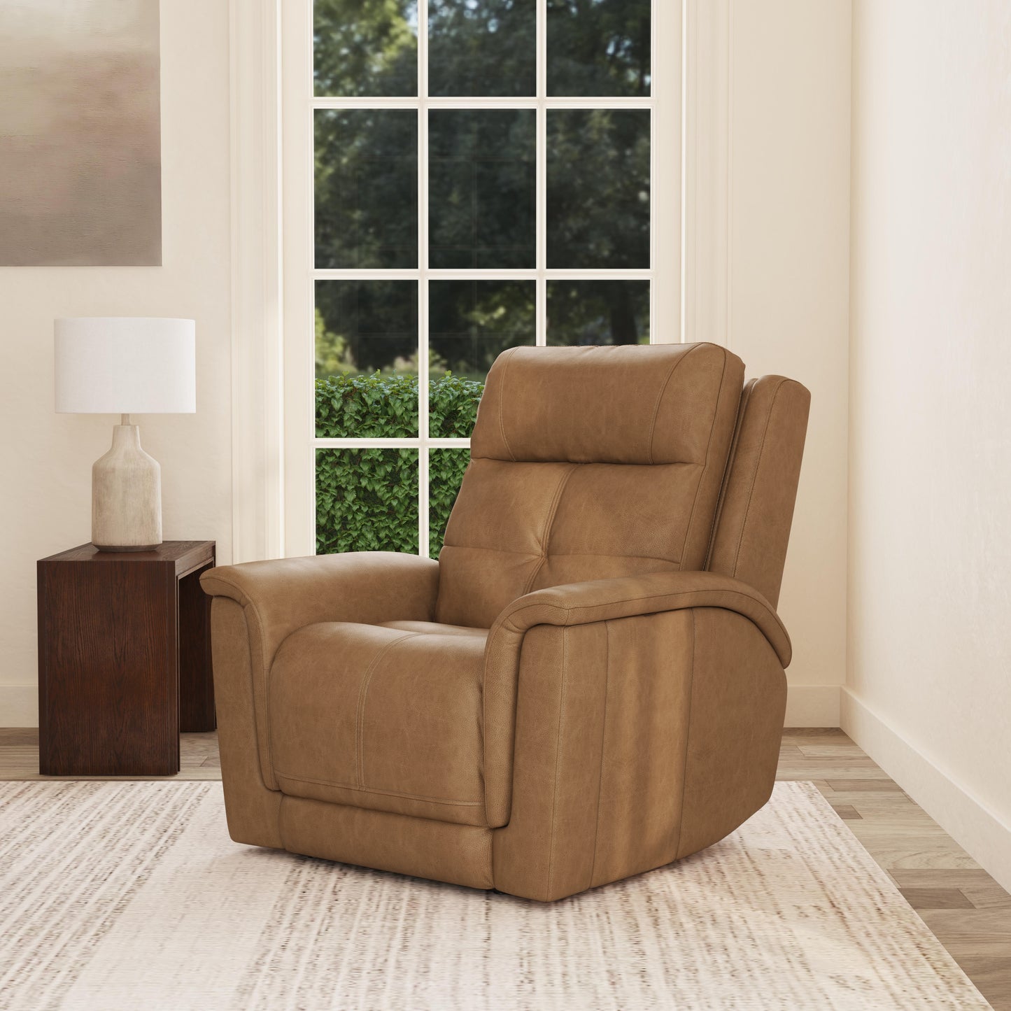 Ranger Leather Power Recliner with Heat & Massage