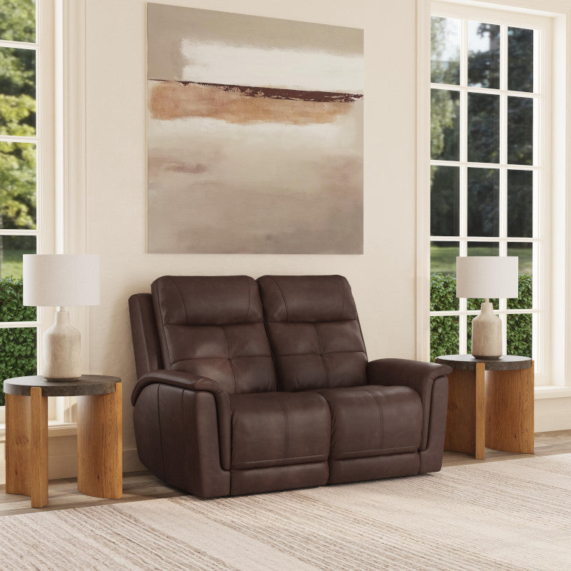 Ranger Leather Power Reclining Loveseat