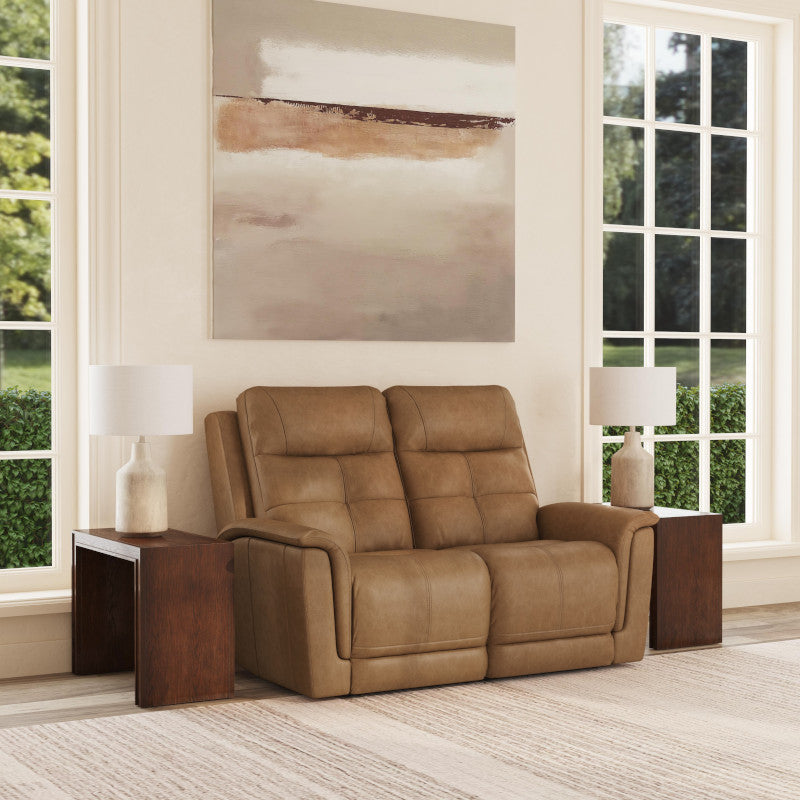 Ranger Leather Power Reclining Loveseat