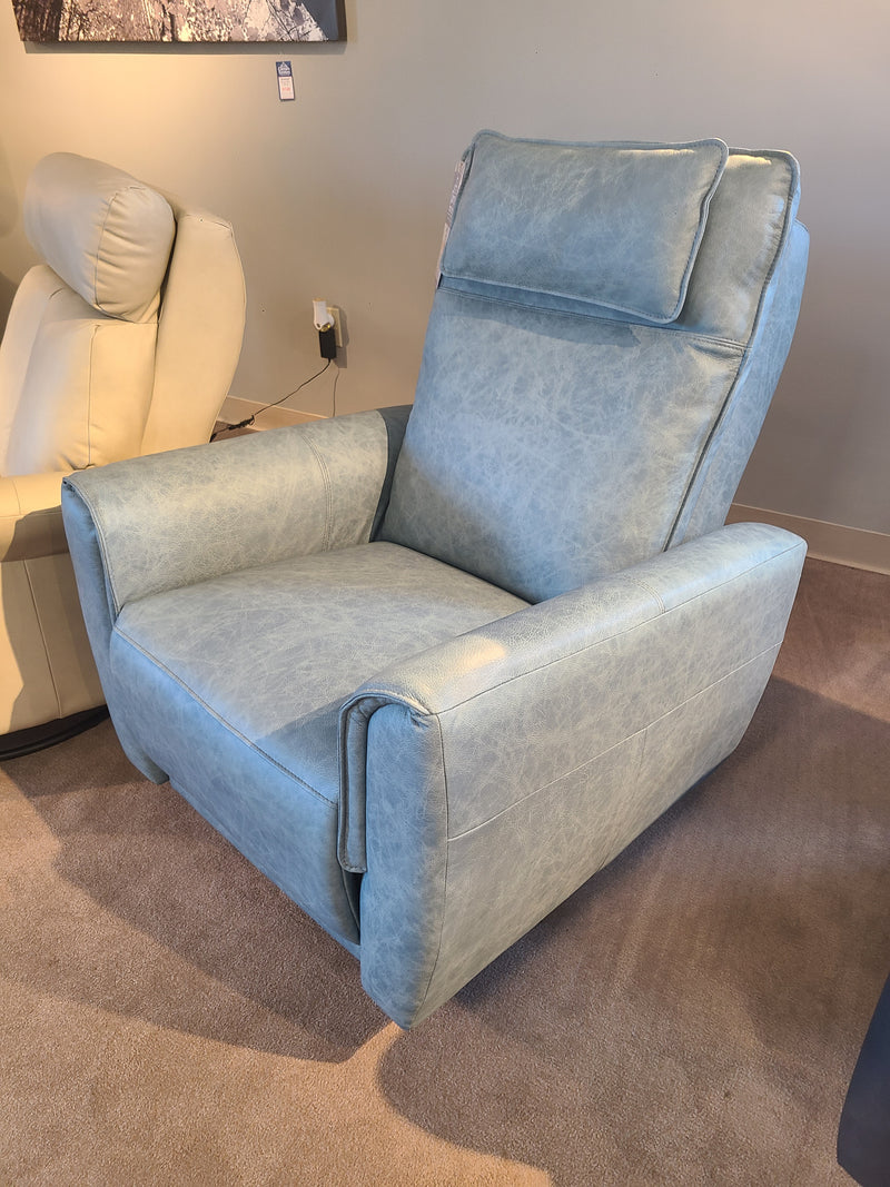 Lucy Leather Swivel Glider Power Recliner