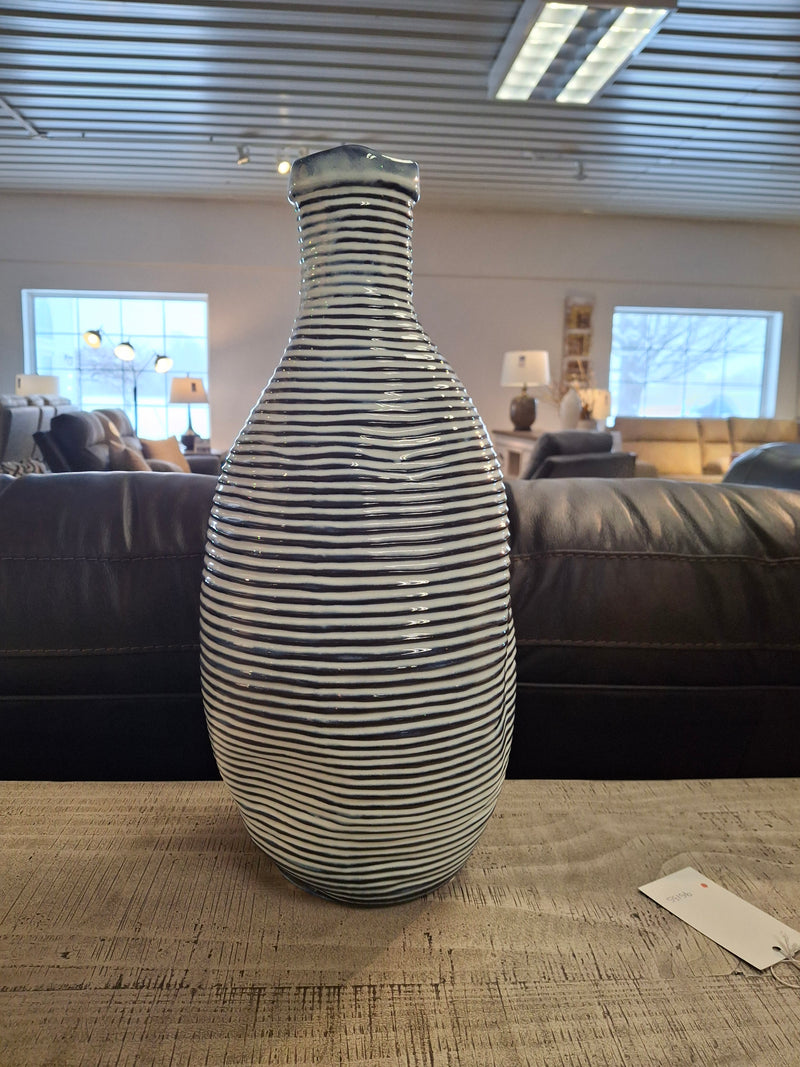 Striped vase