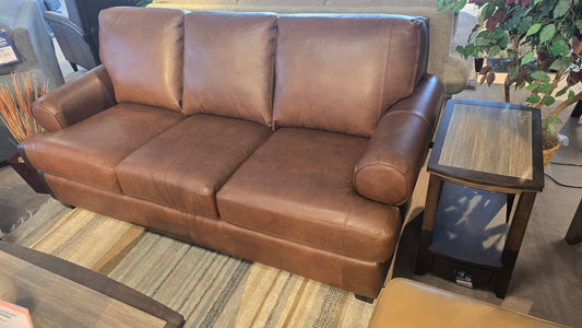 Pier 84" Leather Sofa