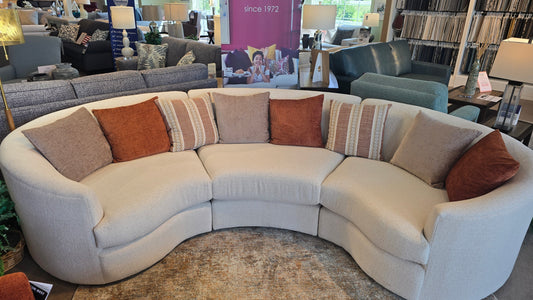 Valley 3pc Curved Sectional