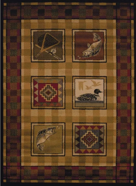 Affinity Lodge Stamp Area Rug