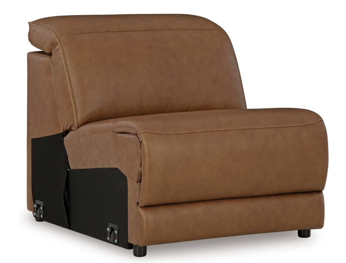 Magic Man 32" Leather Armless Chair with Manual Headrest