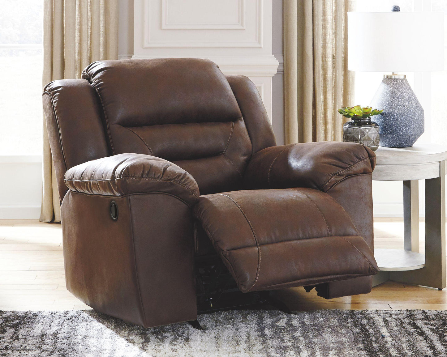Stoneland - Manual Rocker Recliner Chocolate
