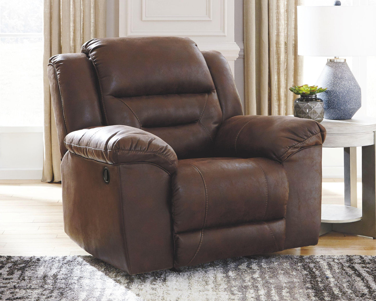 Stoneland - Manual Rocker Recliner Chocolate