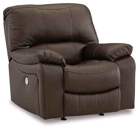 Leesworth Power Recliner Chocolate