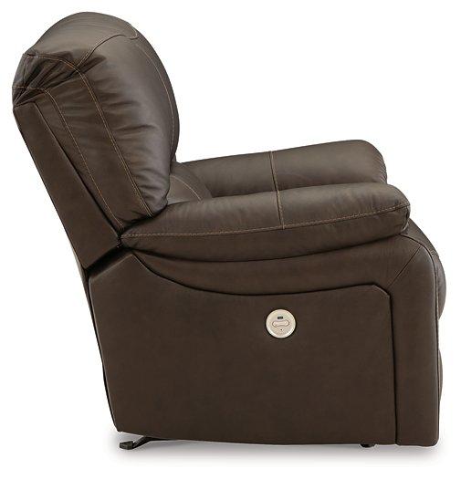 Leesworth Power Recliner Chocolate