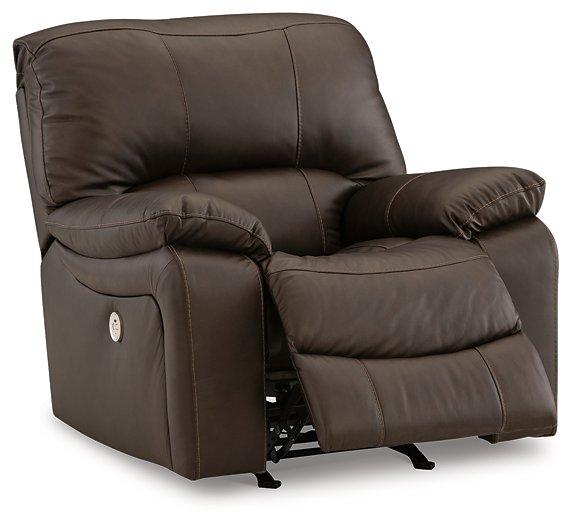 Leesworth Power Recliner Chocolate