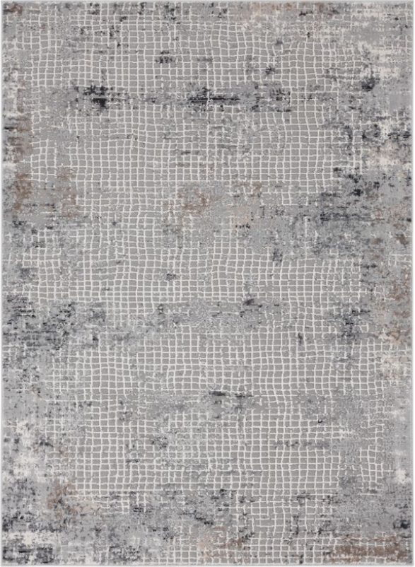 Austin Grey Abstract Area Rug