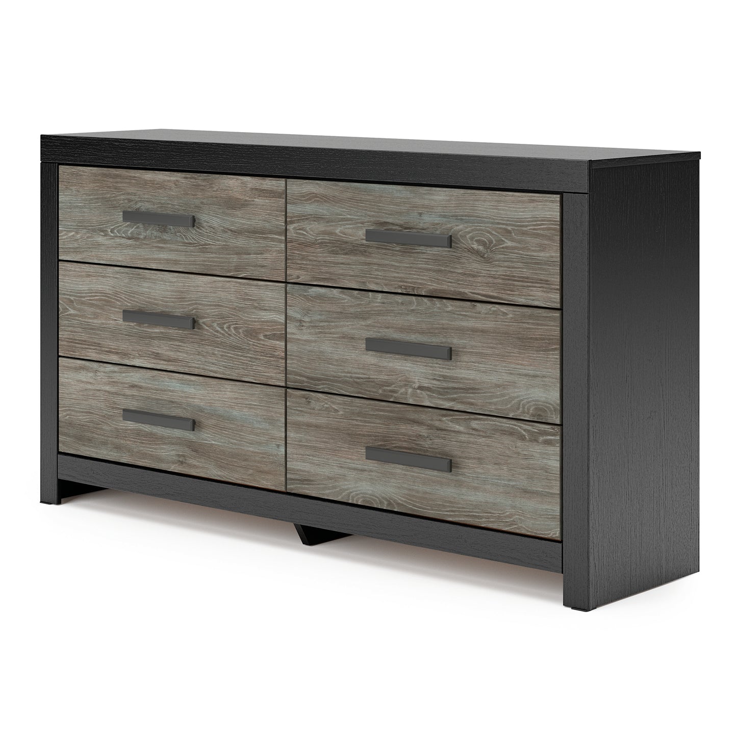 Broachmyn 6 Drawer Dresser - Black & Grey