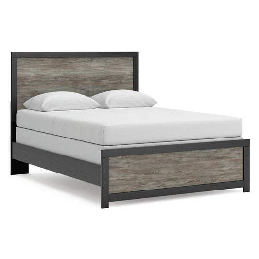 Broachmyn Bed - Black & Grey