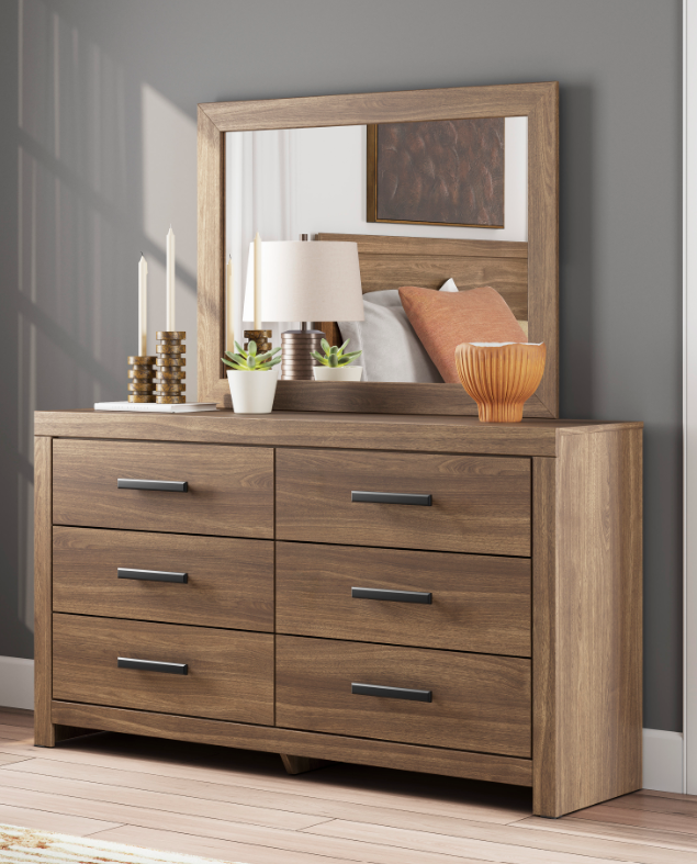 Broachmyn 6 Drawer Dresser -Auburn