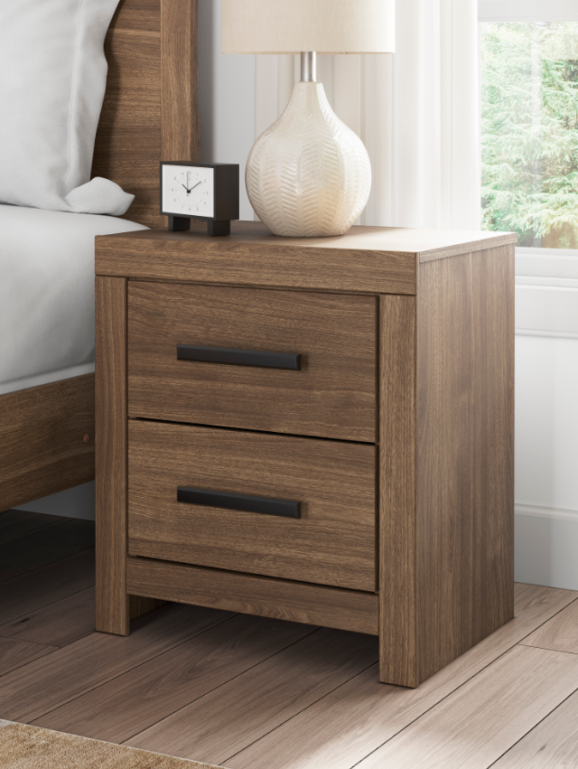 Broachmyn 2 Drawer Nightstand - Auburn