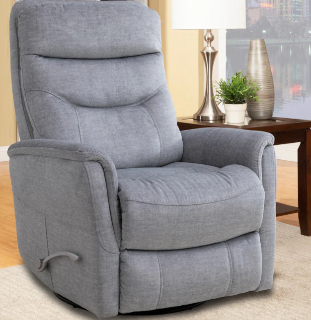 Gemini Swivel Glider Recliner Capri Silver