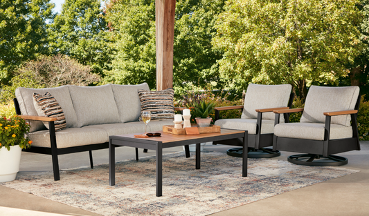 Carmel Highlands 4pc Outdoor Patio Set