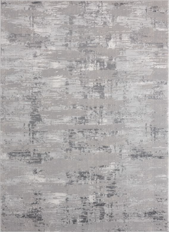 Cascades Grey Abstract Area Rug