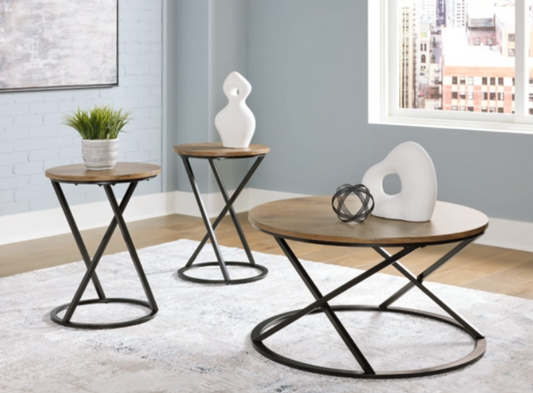 Cassbryn 3pc Occasional Table Set