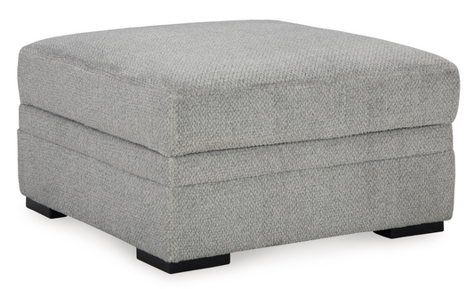 Casselbury Storage Ottoman - Cement
