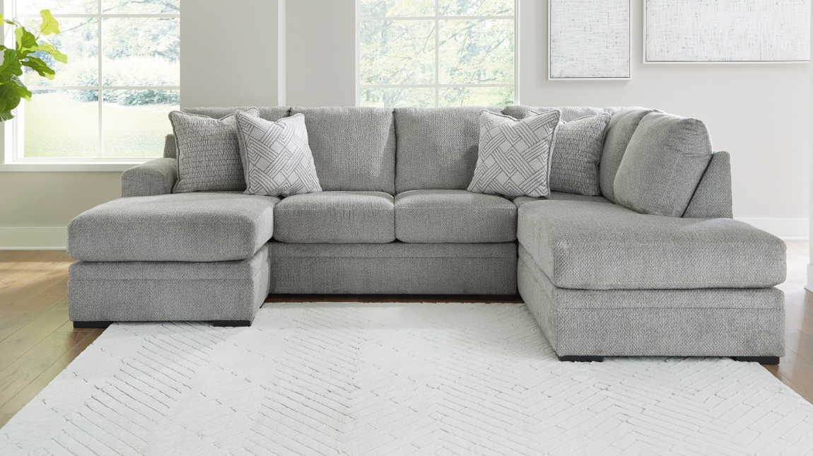 Casselbury 2pc Sectional - Cement
