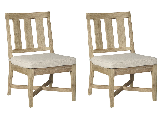 Clareview Outdoor Armless Chairs SET OF 2