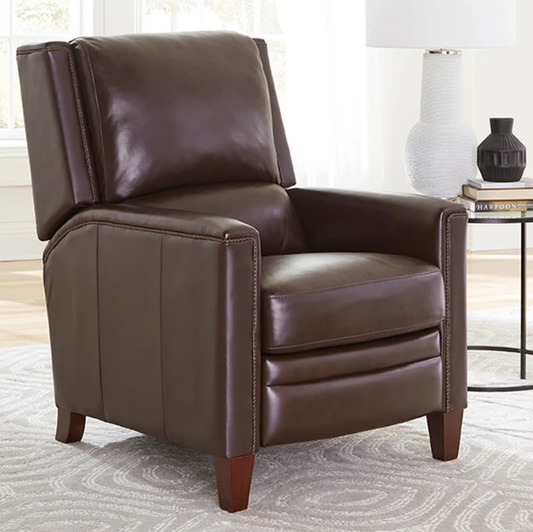 Connor Push Back Leather Recliner