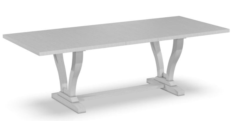 Curated Trestle Table with 16" Self Storing Leaf