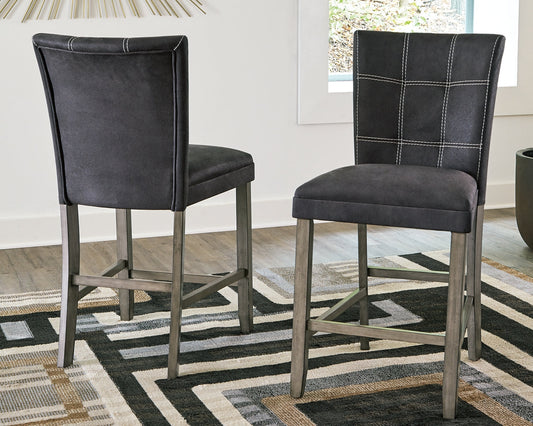 Dontally Benchcraft Upholstered Barstool Set of 2