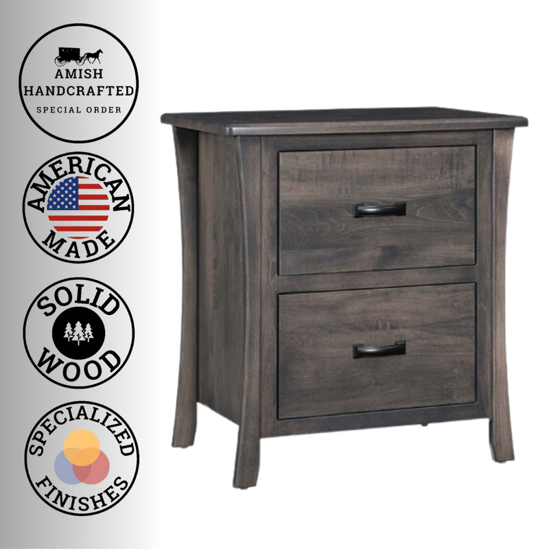 Emily 2 Drawer Nightstand