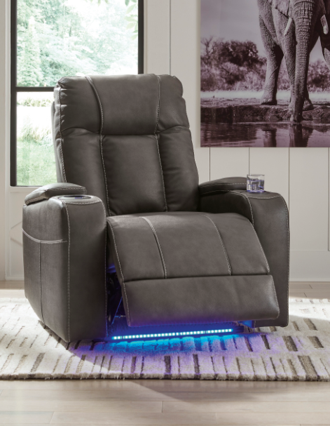Feazada Power Recliner Shadow