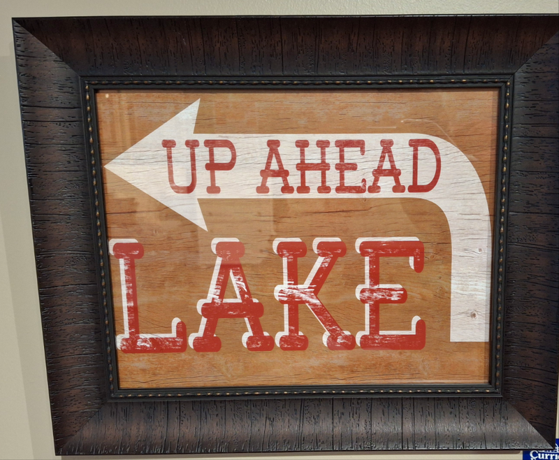 "Lake" wall art