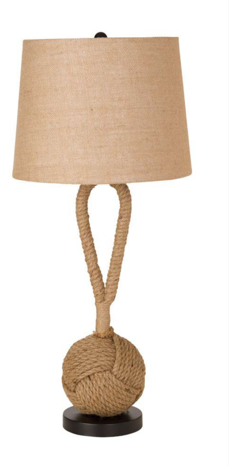 Rope table lamp