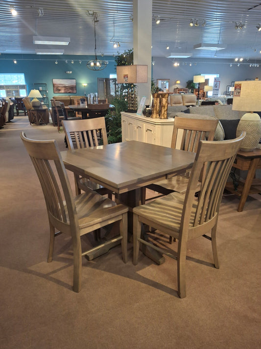 Mission 5pc Square Pedestal Dining Set