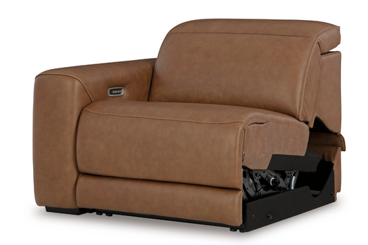 Magic Man 42" Leather Left Arm Power Recliner with Power Headrest