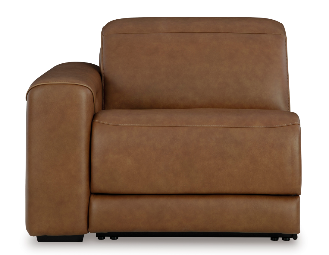 Magic Man 42" Leather Left Arm Power Recliner with Power Headrest