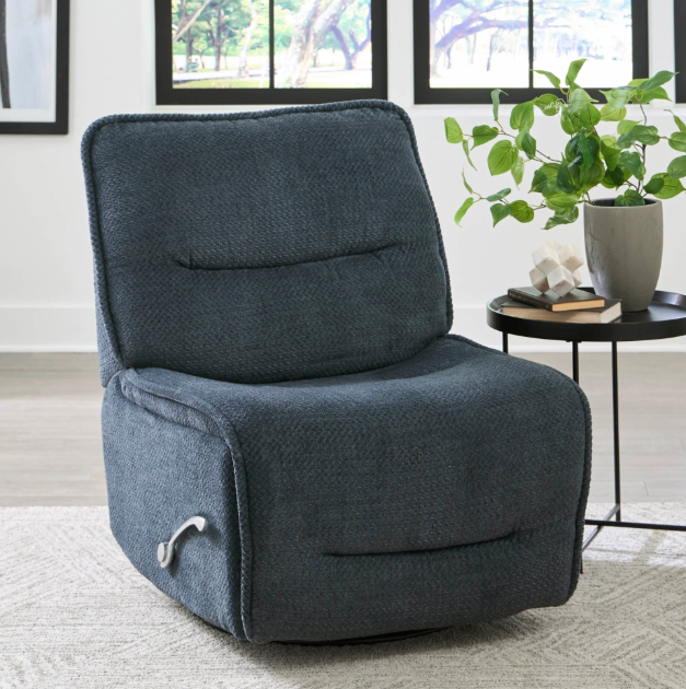 Leo Armless Swivel Glider Manual Recliner