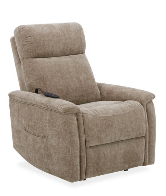Luma Triple Power Lift Recliner w/ Heat & Massage - Sable Light Brown